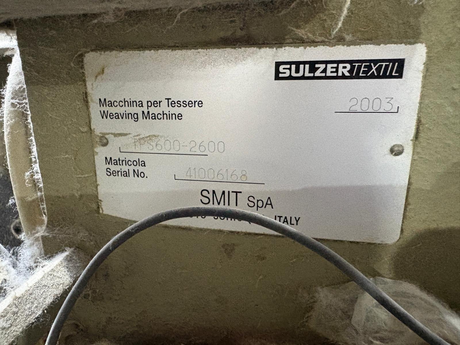 2 Sets Sulzer Smit TPS600 Terry Towel 260cm Staubli Dobby